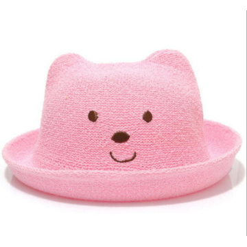 Sombrero de bombín de oso unisex Lovely Bear
